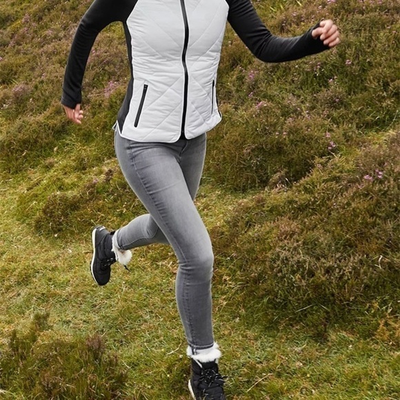 Athleta Sculptek Gray Skinny Jeans Size 6 - Picture 3 of 12